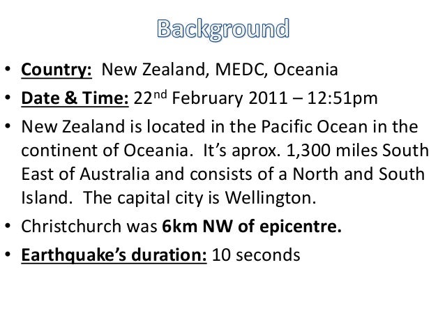 medc earthquake case study new zealand medc earthquake case study new zealand